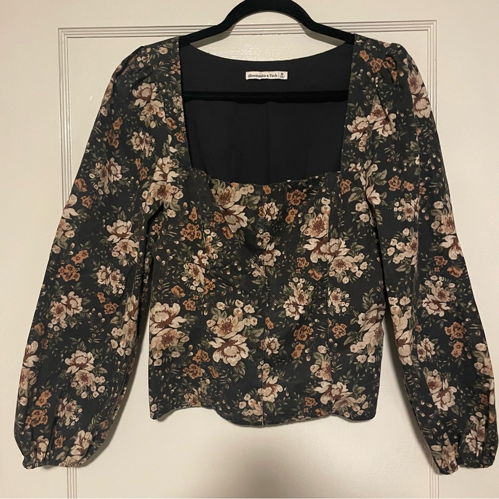 Abercrombie and Fitch Floral Blouse medium